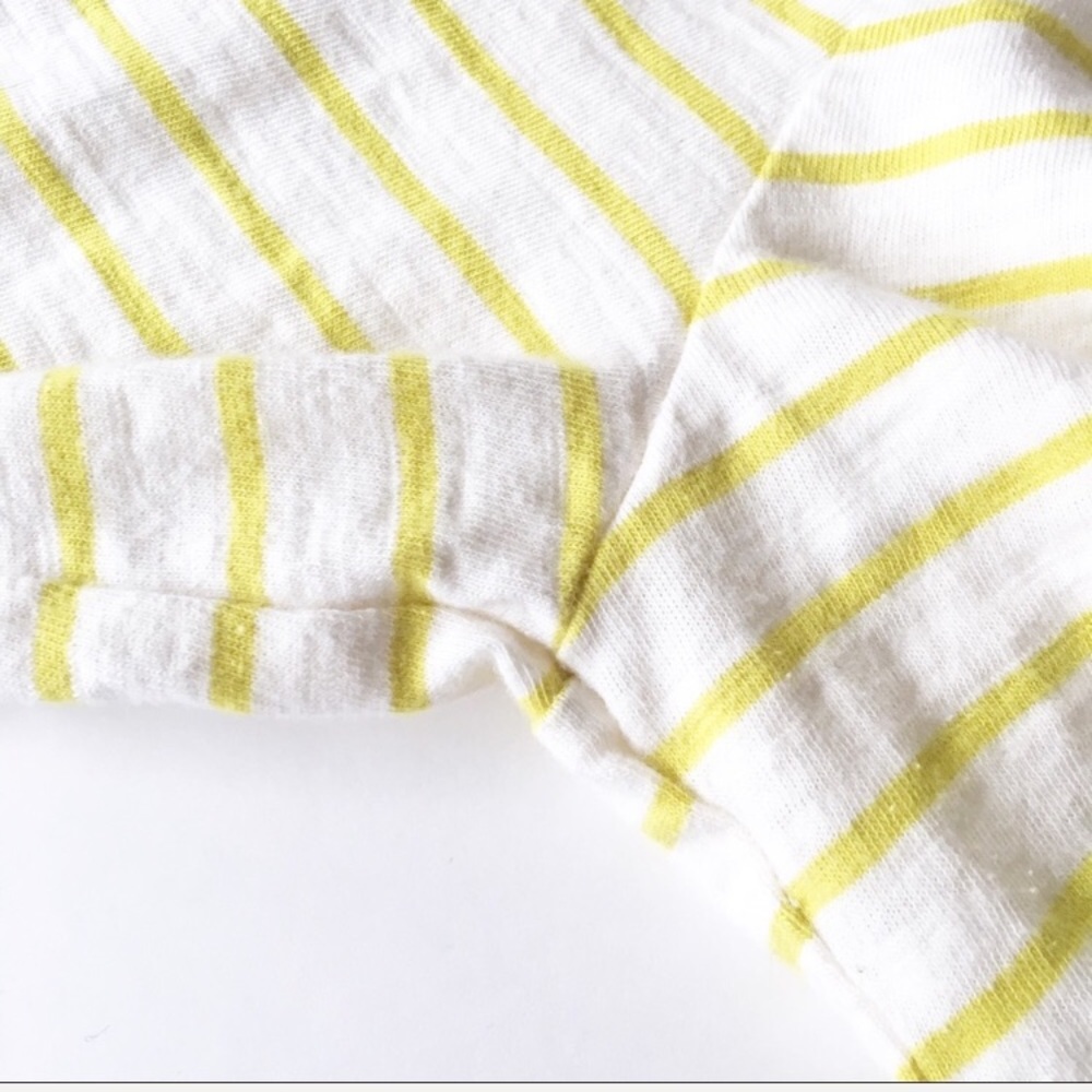 Banana Republic Shirt Boatneck Long Sleeve Stripe - Picture 7 of 8